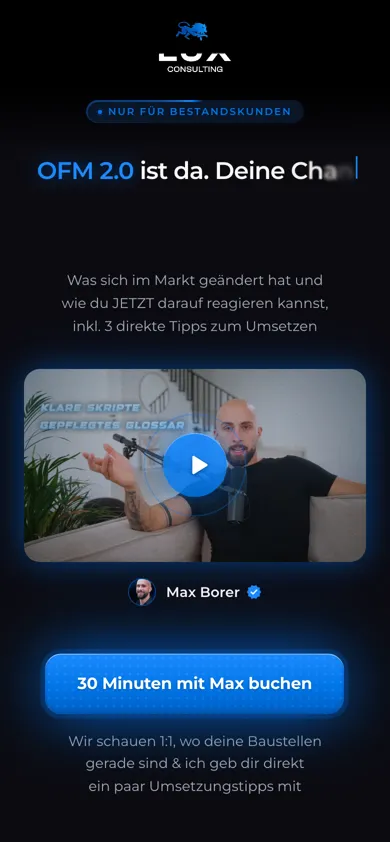 Masterclass-Funnel von LUX Consulting